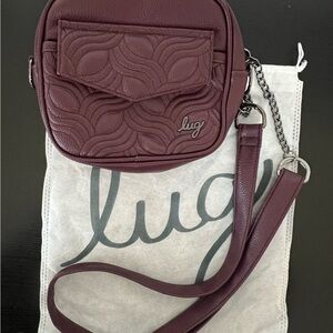 Lug Swing VL Vegan Leather Wine Red NWOT